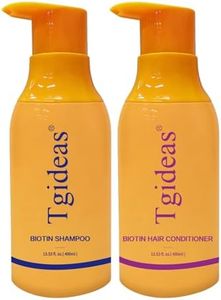 Tgideas Anti-Thinning Biotin Shampoo & Conditioner Set for Thinning Hair Women and Men Hair Loss-Thickening & Strengthening Shampoo - 13.53 fl.oz x 2