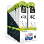 British Cycling Energy Gels (24 Gels) | 25g Dual Source Fast Acting Carbs | 3 Electrolytes- Sodium, Potassium & Calcium | Vegan (Citrus)