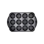 Prestige - Aerolift - Muffin Tins Non Stick 12 Cup - Non stick Bakeware - Cushion Base - Fridge Freezer and Dishwasher Safe - Carbon Steel - 41 x 27 x 4 cm