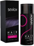 Sevich Unisex Hair Fibres - 5 Seconds Hides Hair Loss, Natural Keratin Fibres for Thinning Hair, 25 g Medium Brown