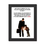 inspire TA The Pursuit of Happyness Poster Freamed Gabriele Muccino Movie Poster Motivational Poster Paintings For Room & Offices (12 inches x 9inches)