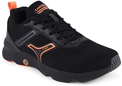 Campus Men's Hurricane BLK/N.ORG Running Shoes - 7UK/India 6G-842