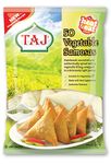 TAJ Vegetable Samosa | 50Pieces | 1750G | Frozen | Frozen Vegetable Samosa | Easy Cook | Crispy Snacks for All Time | Indian Origin