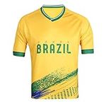 Fan Soccer Jersey Official Brazil 2
