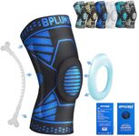 Knee Brace for Women Man, Compression Knee Sleeve with Patella Pad Bilateral Stabilizers, Knee Support for Meniscus Tear, Weightlifting, Arthritis Pain