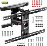 VonHaus TV Wall Bracket for 37-82" Screens, Articulating Full Movement TV Bracket, Wall Mount with Tilt & Swivel, 35kg Capacity, Max VESA: 600x400mm