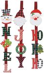 3Pcs Christmas Hanging Sign, Christ