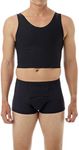 Underworks Unisex FTM Extreme Tri-Top Chest Binder Top 983 - Black Large