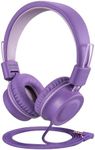 iRAG J01 Kids Headphones Wired On-Ear with 3.5mm Jack (Lavender)