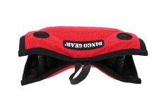 DINGO GEAR Universal Bite Wedge for Dog Training, K9, IGP, Obedience, Dogs Sports, Nylcot, Mini Sleeve with 1 Handle, 2 Holders Inside, Soft, Red (S00707)