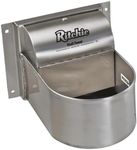 Ritchie Stall Fount 16871 Unheated Wall Mount Horse Waterer – 304 Stainless Steel Automatic Stall Fountain with Flip-Top Lid, Removable Drain Plug & Rapid Refill Valve for Individual Stalls