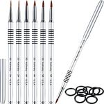 Mifoci 6 Pieces 3D Acrylic Nail Bru