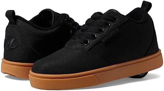 HEELYS Unisex-Adult GR8 Pro 20 Wheeled Heel Shoe, Black/Gum, 8 Little Kid