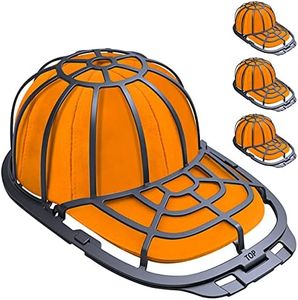 3 Pezzo Rondella per Cappelli da Baseball, Curva, per Pulizia a Gabbia per Lavatrice o lavastoviglie, in plastica, Adatta per Bambini e Adulti