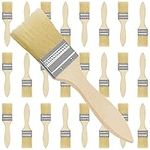 Kurtzy 2 Inch/5.08cm Chip Paint Brushes (24 Pack) - Professional Wooden Handle Paintbrush Set for Paint, Stains, Varnishes, Glues and Home DIY