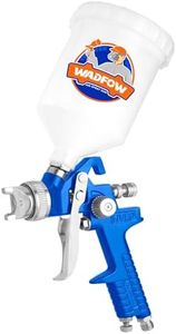 WADFOW HVLP Air Spray Gun, Paint Spray Machine, 600Ml Capacity, 3-4 Bar Pressure, Suitable For Base Coat,Multicolor