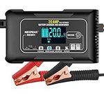 20-Amp Car Battery Charger, 12V and