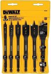 DEWALT Drill Bit, Spade, 6-Piece (D