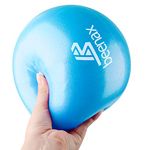 Beenax 23cm Soft Pilates Ball - 9 Inch Exercise Ball, Mini Barre Ball, Gym Ball - Perfect for Yoga, Pilates, Core Training, Physical Therapy and Balance (Home & Gym & Office)