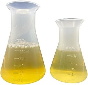 Plastic Erlenmeyer Flask 50ml 100ml Laboratory Chemical Erlenmey Students Kids Education Learning Tool