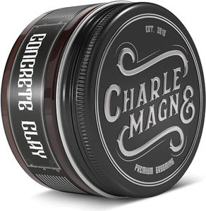 Charlemagne Concrete Clay – Super Strong Hold – Hair Wax Made in Germany - Matte Look Pomade – Hair Wax for Men and Men – 100 ml – Grease-free Styling Cream – Barber Quality