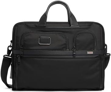 TUMI - Alpha 3 Compact Large Screen Laptop Brief Briefcase - 17 Inch Computer Bag for Men and Women - Black