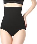 woooyea Postpartum C Section Compression Underwear Women High Waisted Tummy Control Panties, Black, 8
