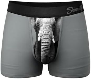 Shinesty Hammock Support Mens Underwear Trunks Pouch | Big Mens Underwear | US 3X Elephant