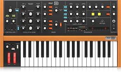 Behringer POLY D Analog 4 - Voice Polyphonic Synthesizer with 37 Full-Size Keys, 4 VCOs, Classic Ladder Filter, LFO, BBD Stereo Chorus, Distortion, 32 - Step Sequencer and Arpeggiator