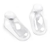100Pcs Clear Plastic Baby Feet Disp