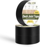 WELLOCKS Joist Tape for Decking 2 Inch x 50 Feet 3 Pack Waterproof Seal Antiseptic Butyl Self-Adhesive Flashing Tape for Wood Decks Beams(T503)