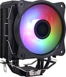 DS 2200RPM PWM CPU Cooling Fans with Black Aluminum CPU Cooler for Mid Full Tower Case, Compatible with Intel LGA 1200 115X 1366, Support ASUS Aura, Mystic Light Control (ARGB Fans, C Series)