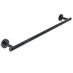 Sayayo 24 Inch Towel Bar Black Hand Towel Holder for Bathroom Kitchen, Towel Rack Wall Mount SUS304 Stainless Steel, CGKN2301FT-600-B