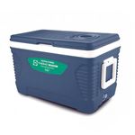 ROYALFORD 50L Insulated Cooler Box | Portable Ice Box with Handle | Heavy Duty Cool Box for Camping Picnic Beach Travel | 3 Layer Insulation Chiller Box BPA Free High Performance Cooling Upto 24 Hour