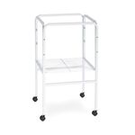 Prevue Pet Products SP445W Bird Cage Stand with Shelf, White