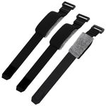 3 Pieces Guitar String Mute Dampener Fretboard Muting Straps Adjustable Fret Wrap Silencer Fretboard Bass Mute Silencer Musical Instrument Accessories for Acoustic Classic Guitars Bass