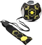 Soccer Training Belt, Football Kick Trainer, Solo Practice Training Aid, Soccer/Volleyball/Rugby Trainer, Adjustable Practice Belt for Kids and Adults Fits Ball Size 3, 4, 5, Kids and Adults