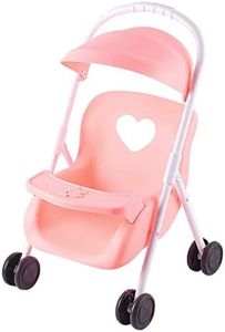 Meadawgs® Easy Fold Infant Dolls Stroller PVCMini Pushchair Toy Pink|Baby | Toys for Baby |1 Piece for Kids