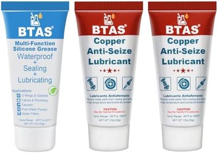 BTAS O Ring Grease 1 oz & Anti Seize Thread Lubricant 1 oz 2 Pcs
