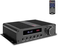 Pyle Wireless Bluetooth Home Audio Amplifier - 100W 5 Channel Home Theater Power Stereo Receiver, Surround Sound w/ HDMI, AUX, FM Antenna, Subwoofer Speaker Input, 12V Adapter - PFA540BT, Black