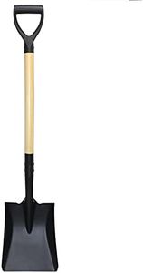 Square Shovel, Shovels for Digging with D-Handle, Overall 41-Inch Long Garden Shovel, Transfer Shovel, Snow Shovel for Car, Garden Tools