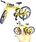 Bestie toys Finger Racing Bicycle Mountain Bike Cake Topper Mini Dirt Bike Bicycle Model Cool Boy Toy