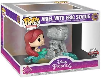 Funko PoP! The Little Mermaid - Ariel and Prince Eric Statue Vinyl Figure, 10 cm Height