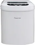 Magic Chef Portable Countertop Ice Maker, Small Ice Maker for Kitchen or Home Bar, Tabletop Ice Maker for Entertaining, 27-Pound Capacity, White