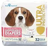 Paw Inspired 32ct Disposable Dog Di