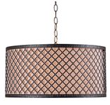 Kenroy Home 93312BRZ Hawthorn 3-Light Pendant, Bronze Finish