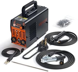 VEVOR Stick Welder, Actual 140Amp MMA/Plastic 2-IN-1 Welder Machine, 110/220V ARC Welder with Hot Start/Arc Force/Anti-Stick, IGBT Inverter Portable MMA Welder Machine