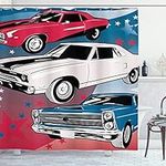 Ambesonne Cars Shower Curtain, Pop 