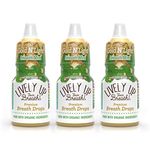 Lively Up Your Breath - Gold N ‘Light Mint liquid breath freshener, great taste, potent lighter milder feel, restorative, cleansing, honey based, 3pk – 8 ml FL. OZ