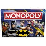 Monopoly Batman Edition Board Game | Monopoly Game for Batman Fans | Ages 8 and Up | 2 to 4 Players | Family Games | Strategy Games for Kids and Adults (English)